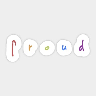 Proud Sticker